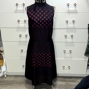 Who What Wear Polka Dot Sleeveless Dress, size XS